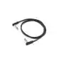 Rockboard Flat Patch Cable Black Series 1 m