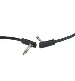 Rockboard Flat Patch Cable Black Series 1 m