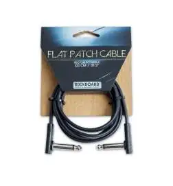 Rockboard Flat Patch Cable Black Series 1 m
