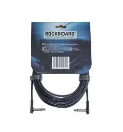 Rockboard Flat Instrument Cable Angled Angled 6 m