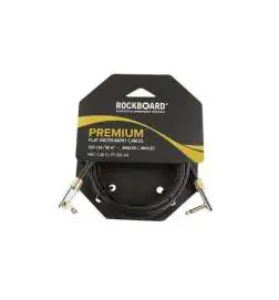 Rockboard Premium Flat Instrument Cable Angled Angled 3 m