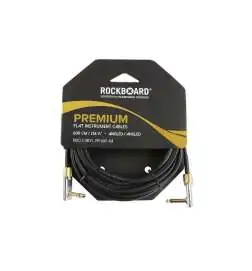 Rockboard Premium Flat Instrument Cable Angled Angled 6 m