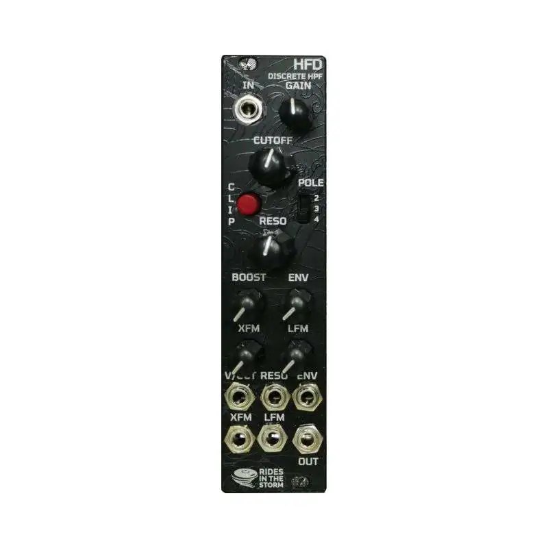 RIDES IN THE STORM HFD 4 Pole Highpass Filter Synth Filter Modules