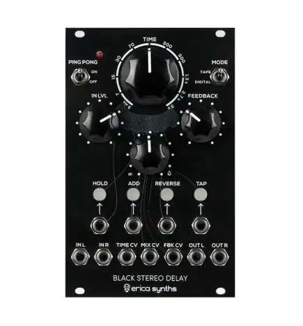 Erica Synths Black Stereo Delay