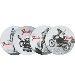 Fender Vintage Adverts Coaster Set