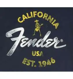 Fender Baja Blue T-Shirt (Medium)
