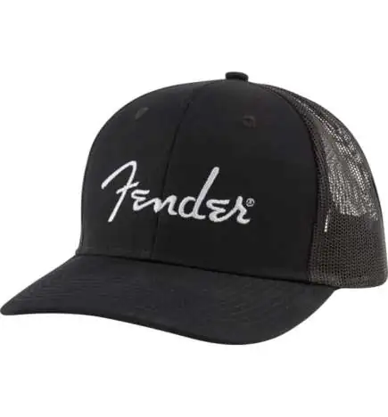 Fender Silver Logo Snapback Hat