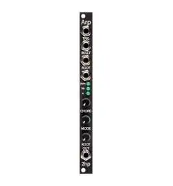 2hp Arp Black Hardware-Sequenzer