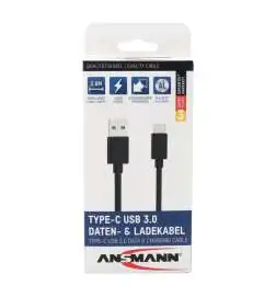 Ansmann Type C USB Data- en laadkabel 2 m