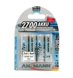 Ansmann Batería NiMH AA 2700 mAh
