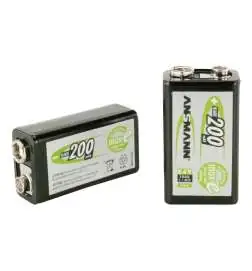 Ansmann NiMH batterij 9-V-Block E 200 mAh maxE