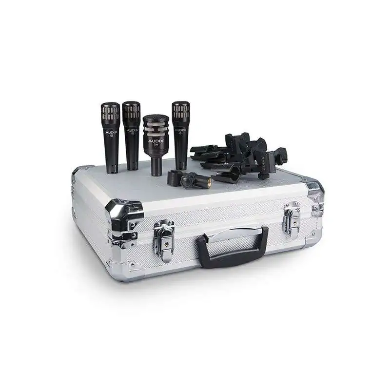 Audix DP4 Drum Case 1x - D6, 3x - i5, 3x - D-Flex - Clamp Audix DP4 Drum Case 1x - D6, 3x - i5, 3x - D-Flex - Clamp