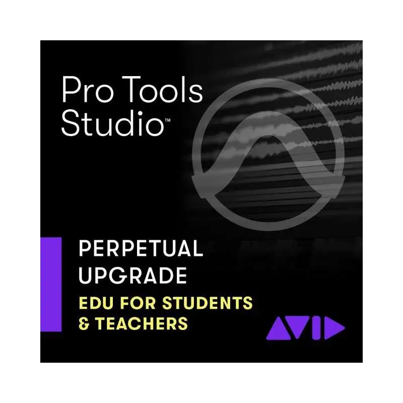 Avid Pro Tools Studio Perpetual Upgrade - EDU Student/Teacher Avid Pro Tools Studio Perpetual Upgrade - EDU Student/Teacher