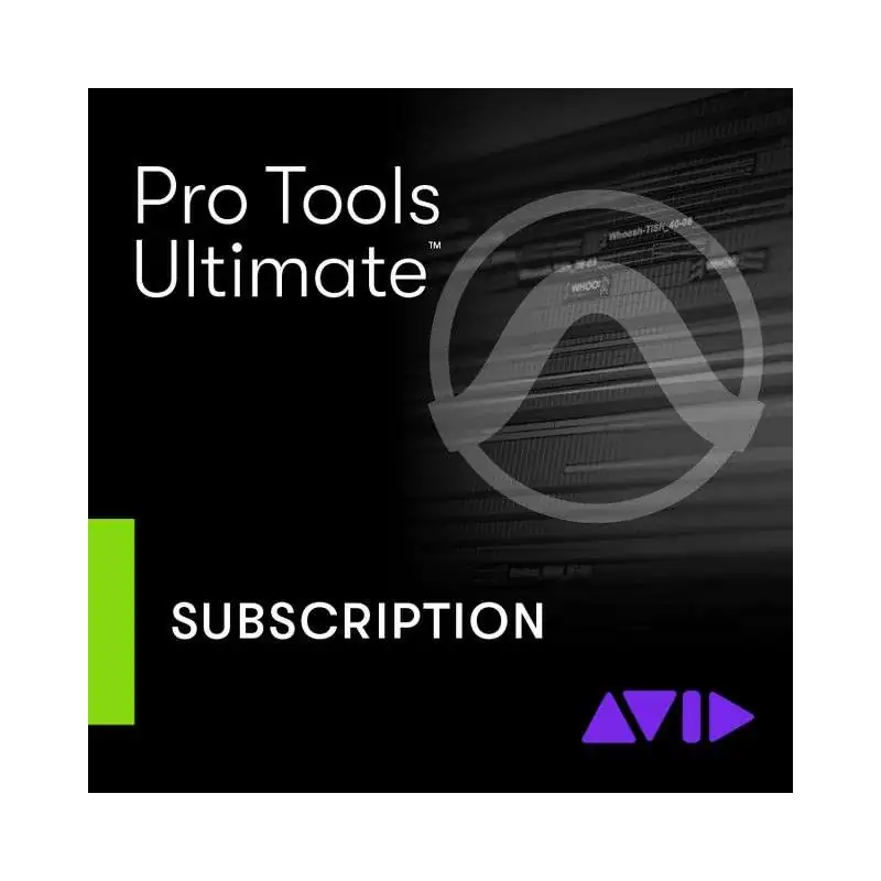 Avid Pro Tools Ultimate Subscription Activation Card Box