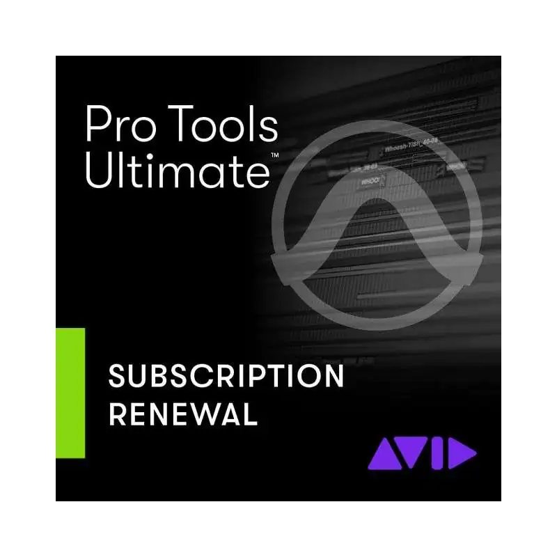 Avid Pro Tools Ultimate Subscription Renewal
