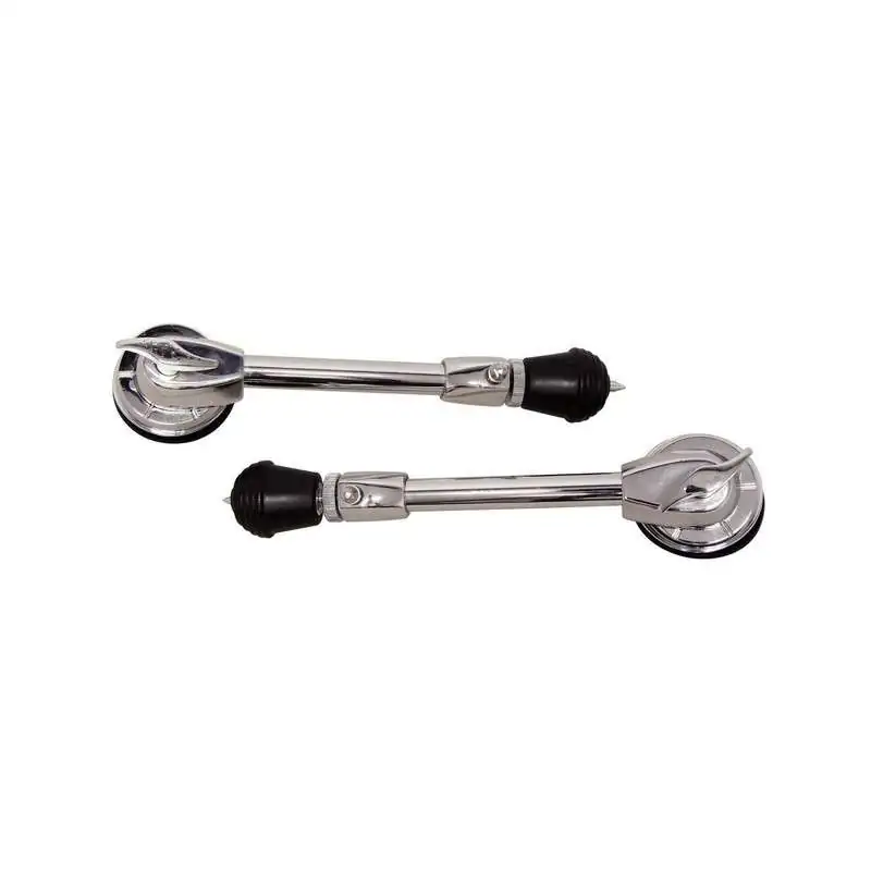 BASIX BassDrum Feet Chrome, pair