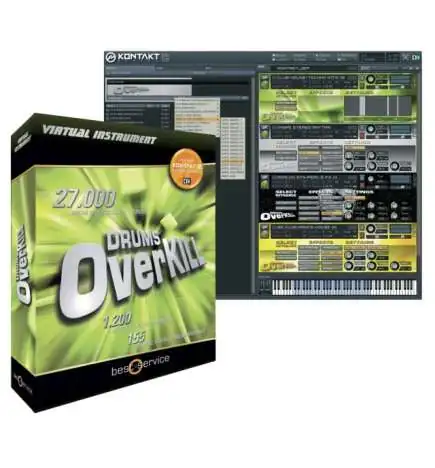 Best Service Drums Overkill PlugIn Contact EXS Halion Wav