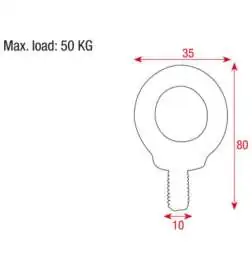 DAP M-10 Eyelet