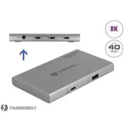 DELOCK Thunderbolt 4 Hub 3 Port