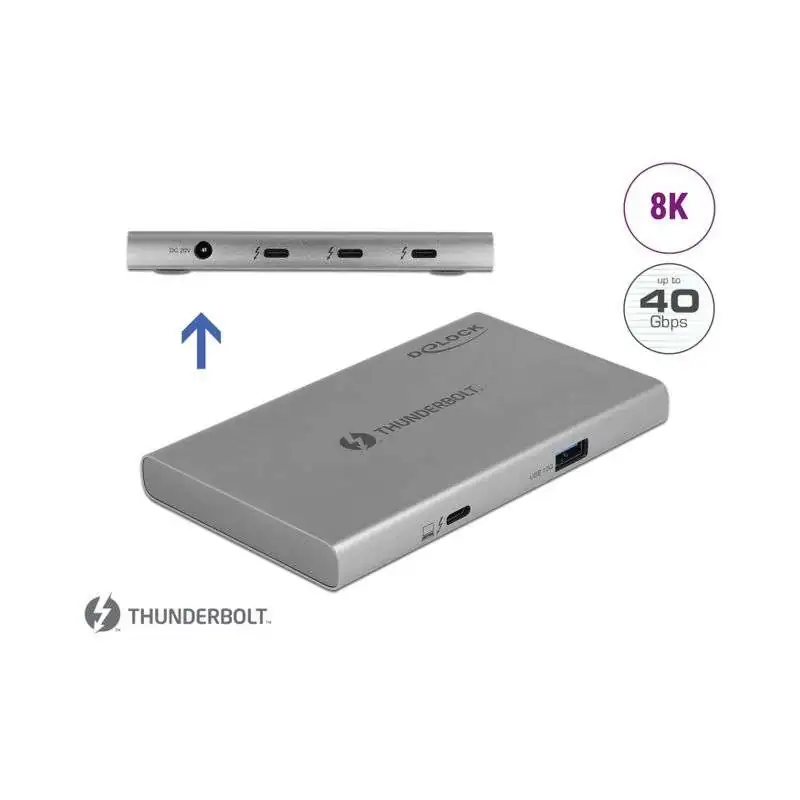 DELOCK Thunderbolt 4 Hub 3 Port