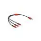 DELOCK USB Ladekabel 3 in 1 - 0,3m