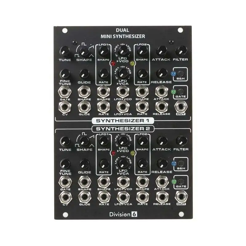 Division 6 Dual Mini Synthesizer Synth Modulo
