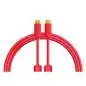 DJ TECHTOOLS Chroma Cable USB-C to C, red - 1,0 m, gerader Stecker