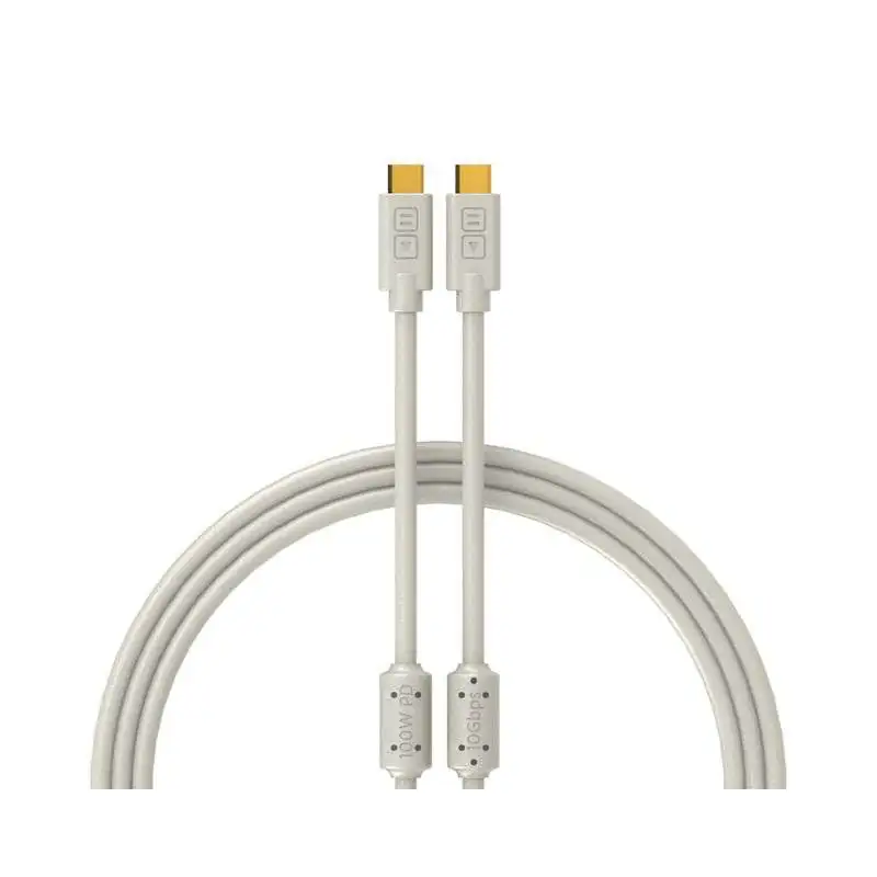 DJ TECHTOOLS Chroma Cables USB C to C white, 0,25 m