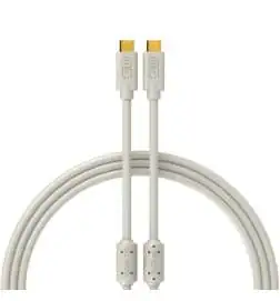 DJ TECHTOOLS Chroma Cables USB C to C white, 2,0 m