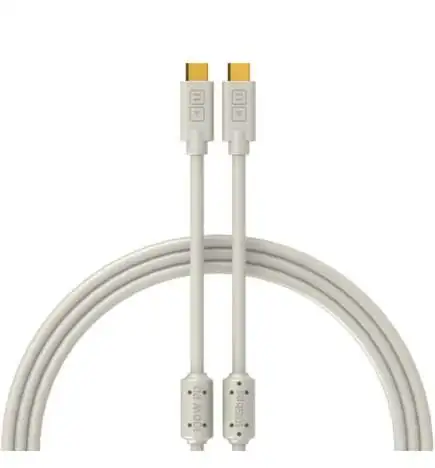 DJ TECHTOOLS Chroma Cables USB C to C white, 2,0 m