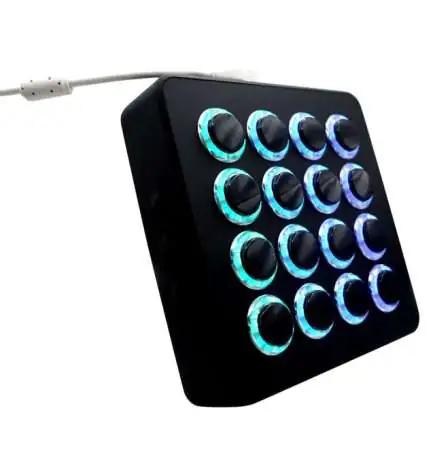 DJ TECHTOOLS Midi Fighter Spectra, black Contrôleur DJ