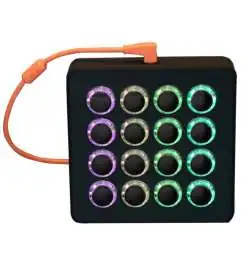 DJ TECHTOOLS Midi Fighter Spectra, black controller dj
