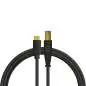 DJ TECHTOOLS DJTT USB-C Chroma Cable black