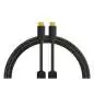DJ TECHTOOLS Chroma Cable USB-C to C, black - 1,0 m, gerader Stecker