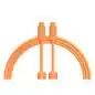 DJ TECHTOOLS Chroma Cable USB-C to C, orange - 1,0 m, gerader Stecker
