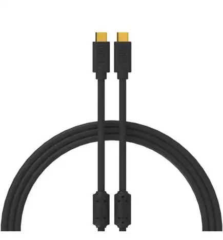 DJ TECHTOOLS Chroma Cables USB C to C black, 2,0 m