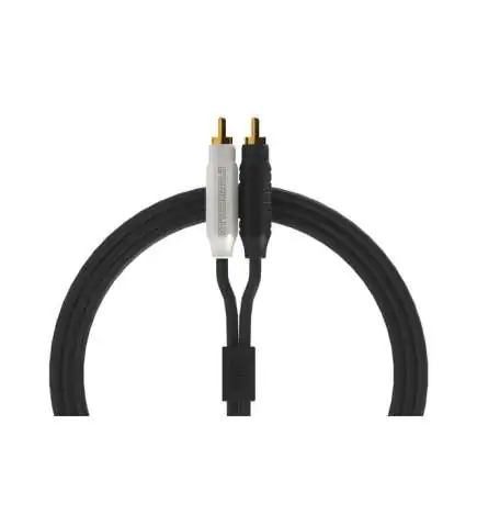 DJ TECHTOOLS Chroma Cables Audio MK2 RCA RCA - Black