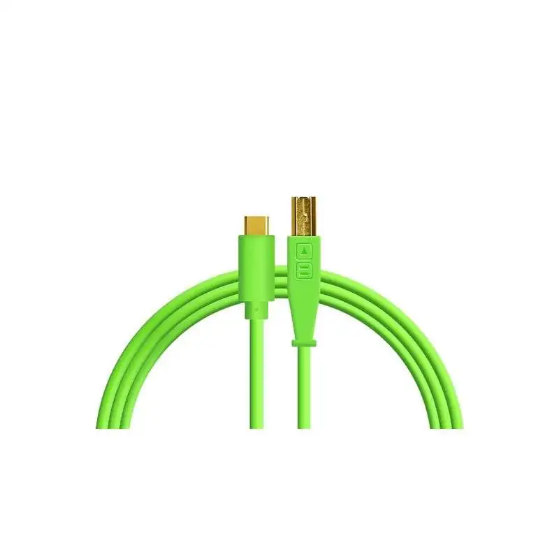 DJ TECHTOOLS DJTT USB-C Chroma Cable Neon Green