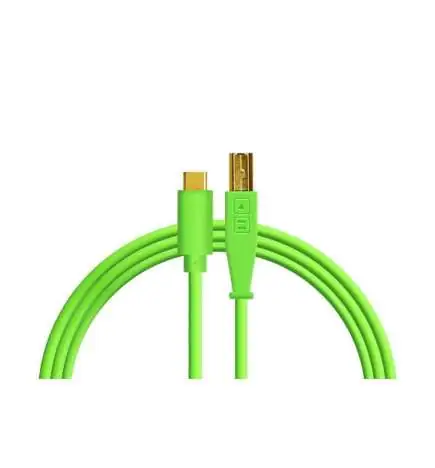 DJ TECHTOOLS DJTT USB-C Chroma Cable Neon Green