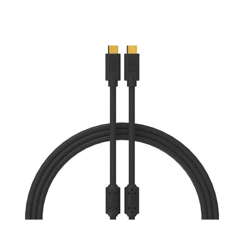 DJ TECHTOOLS Chroma Cables USB C to C black, 0,25 m