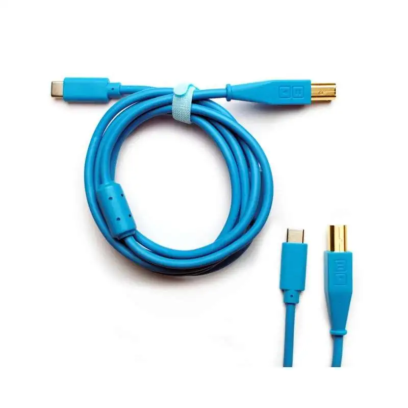 DJ TECHTOOLS DJTT USB-C Chroma Cable Blue 1,5m, gerader Stecker
