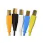 DJ TECHTOOLS DJTT USB Chroma Cable Green 1,5m, conector plano DJ TECHTOOLS DJTT USB Chroma Cable Green 1,5m, conector plano