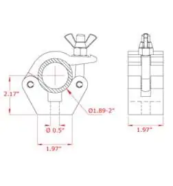 Doughty T57000 Half Coupler Standard