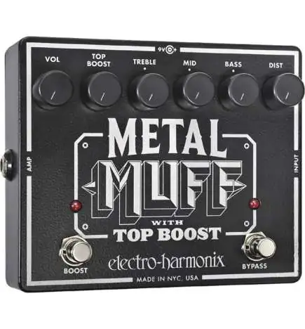 Electro Harmonix Metal Muff Top Boost Pedal de efectos