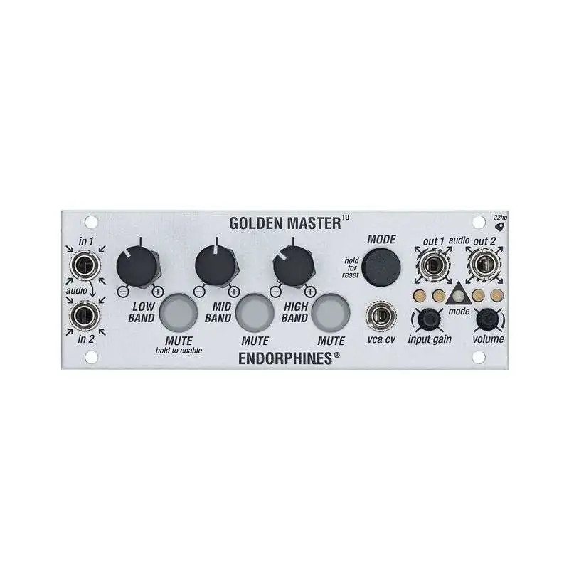 Endorphin.es 1U Golden Master silver