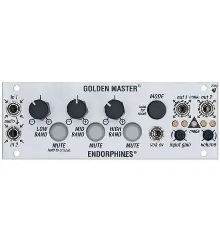 Endorphin.es 1U Golden Master silver