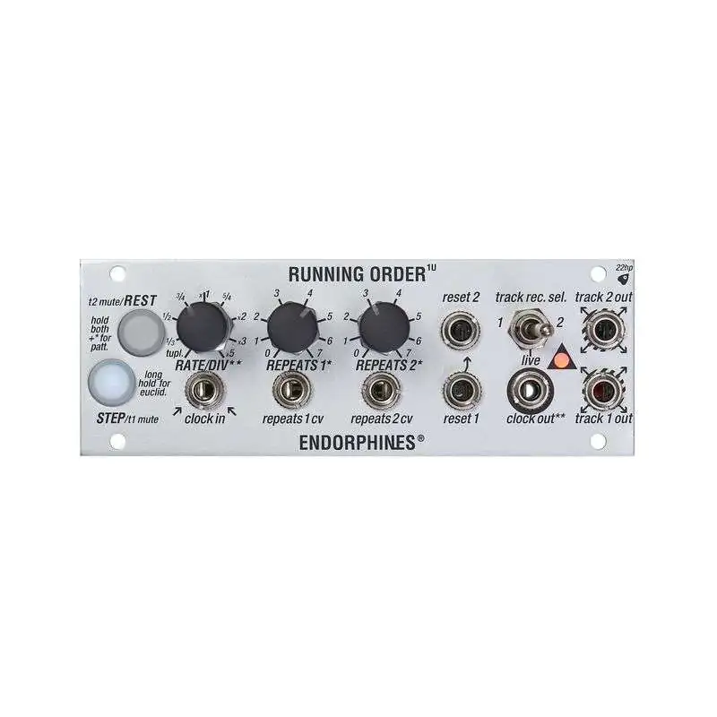 Endorphin.es 1U Running Order silver