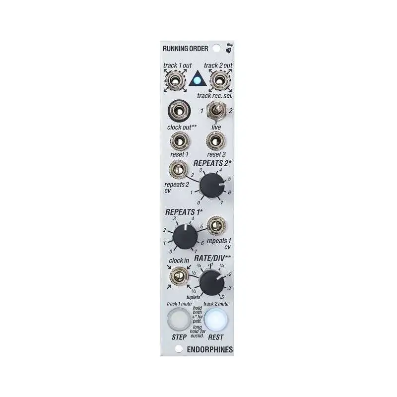 Endorphin.es Running Order silver Hardware Sequencers