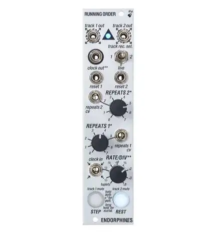 Endorphin.es Running Order silver Hardware Sequencers
