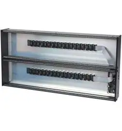 Eowave 6U black 2x 104 TE incl. PSU eurorack case